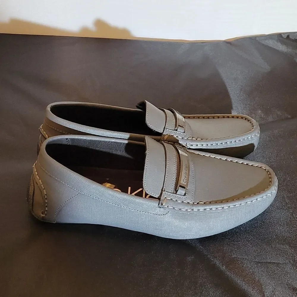 CALVIN KLEIN MEN'S KELTON DRESS CASUAL SUEDE LOAFERS SHOE